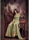 Royal Green Embroidered With Stone Work Floor Length Anarkali Suit